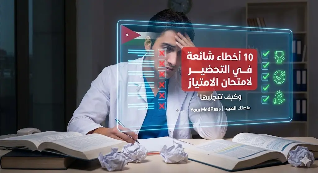 10 أخطاء شائعة في التحضير لامتحان الامتياز وكيف تتجنبها